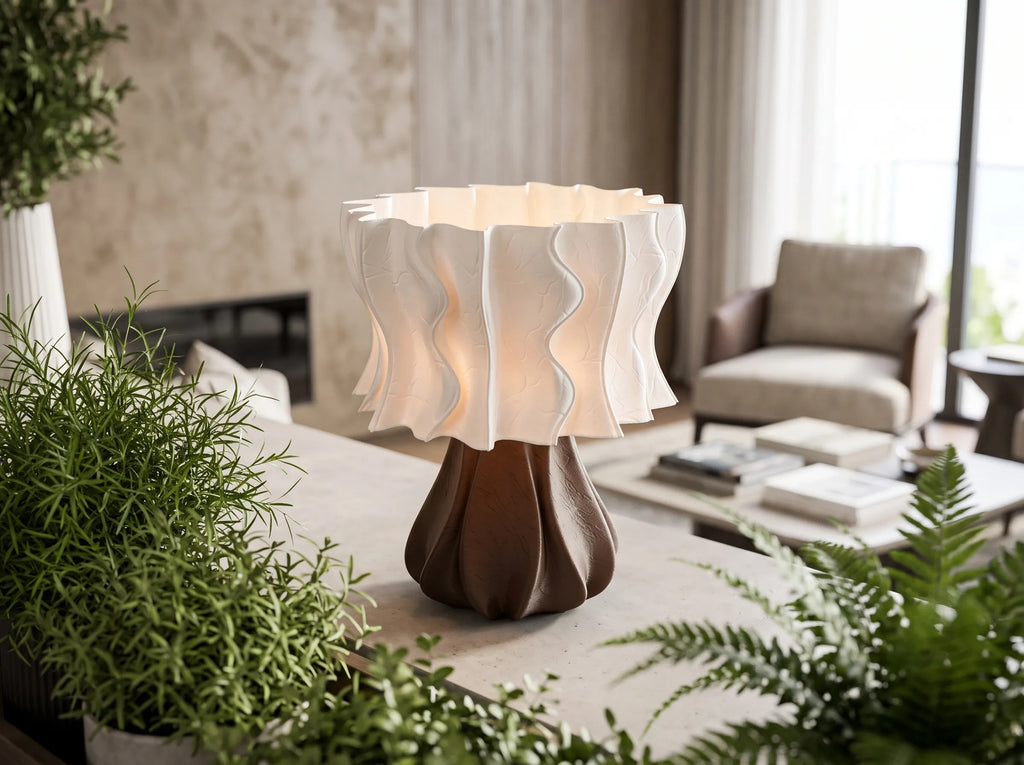 FormaCraft Mirelle Ember — Organic Table Lamp