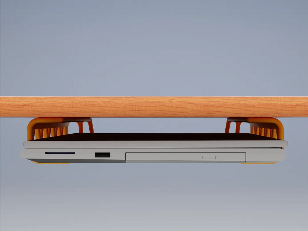 FormaCraft UnderDesk Laptop Holder — Hidden Laptop Storage
