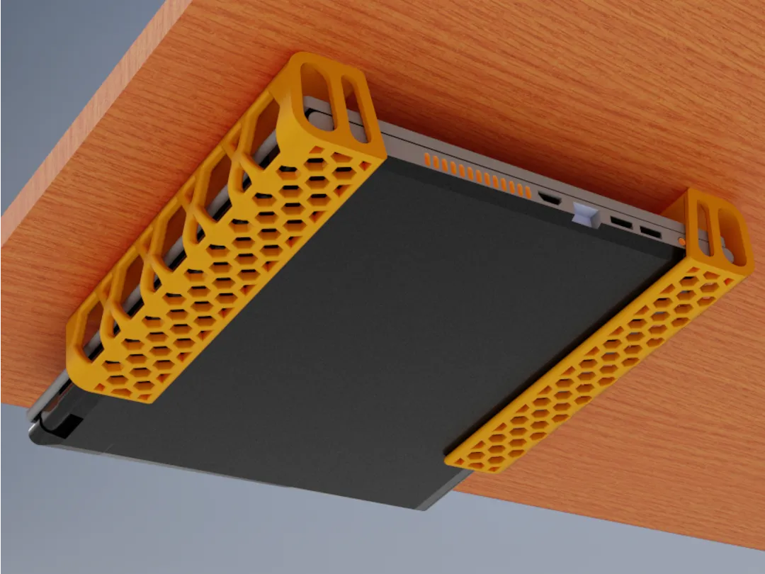 FormaCraft UnderDesk Laptop Holder — Hidden Laptop Storage