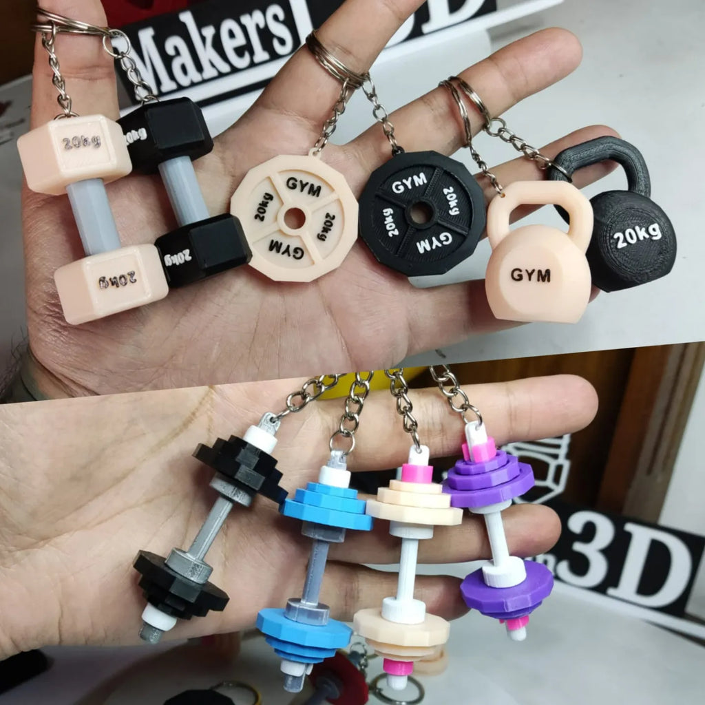 FormaCraft Gym Keychain — Customizable