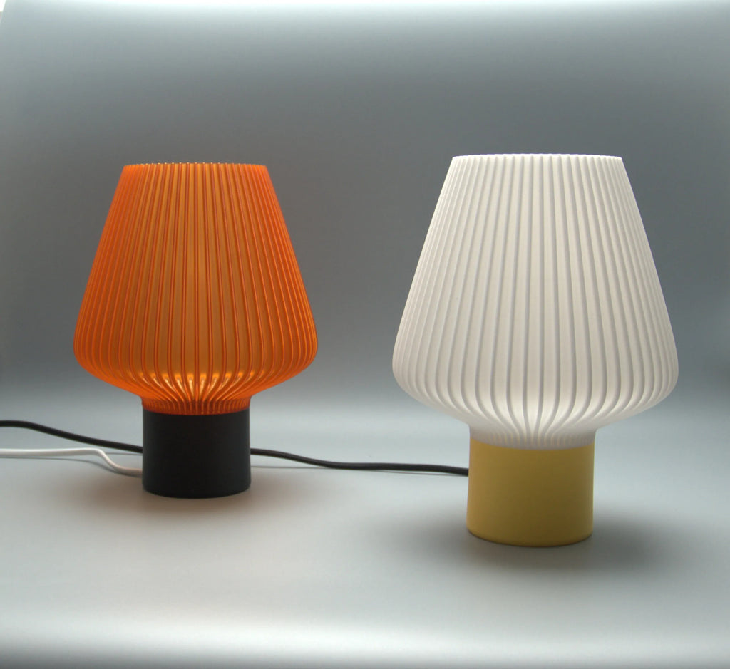 FormaCraft Ardo Kopa Lamp — Ribbed E14/E27 Table Lamp