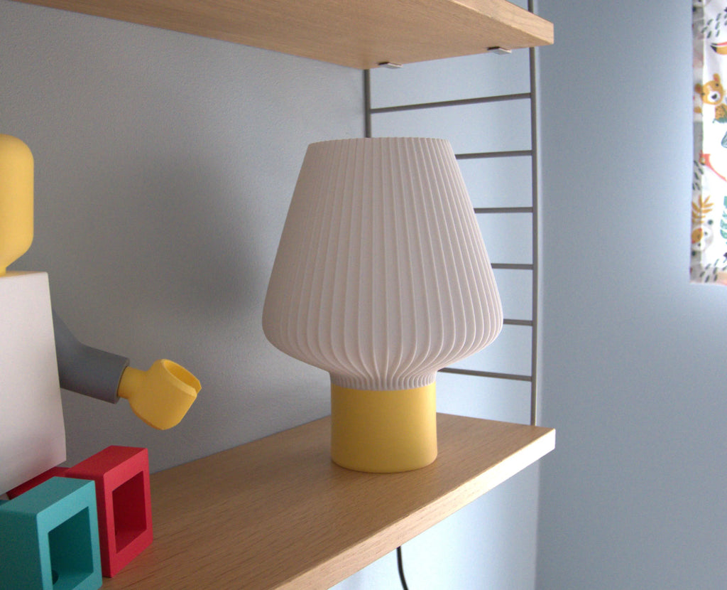 FormaCraft Ardo Kopa Lamp — Ribbed E14/E27 Table Lamp
