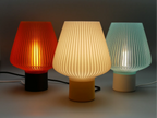 FormaCraft Ardo Kopa Lamp — Ribbed E14/E27 Table Lamp
