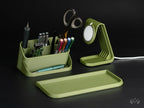 FormaCraft Modular Desk Organizer — MagSafe Phone Stand