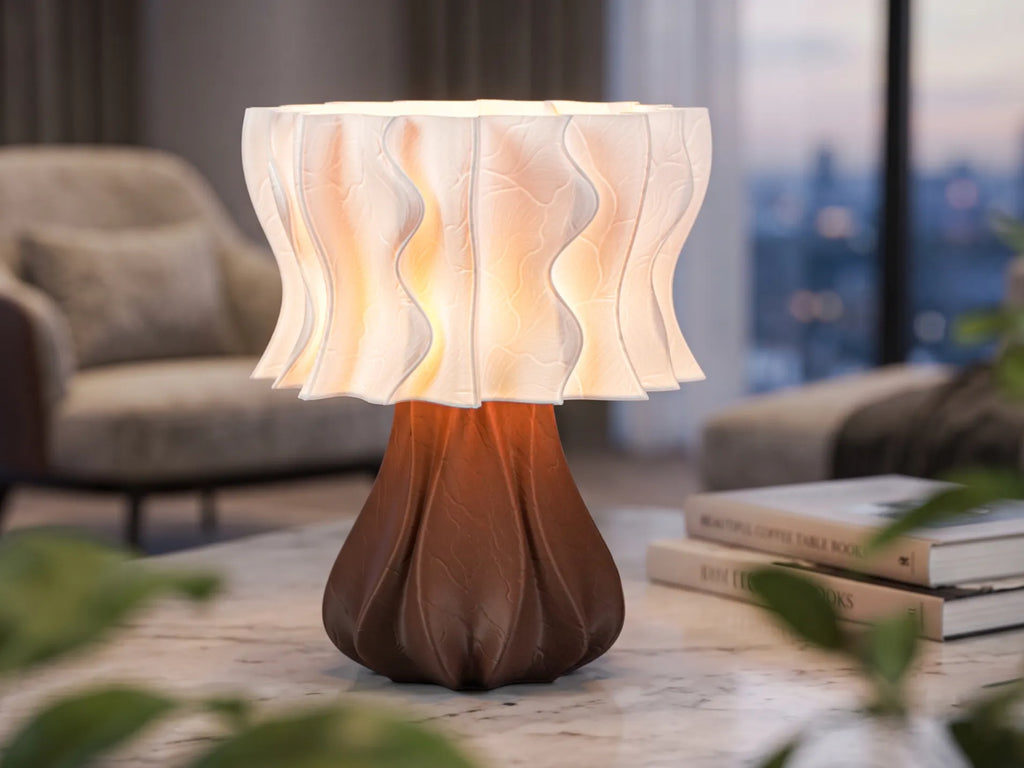 FormaCraft Mirelle Ember — Organic Table Lamp