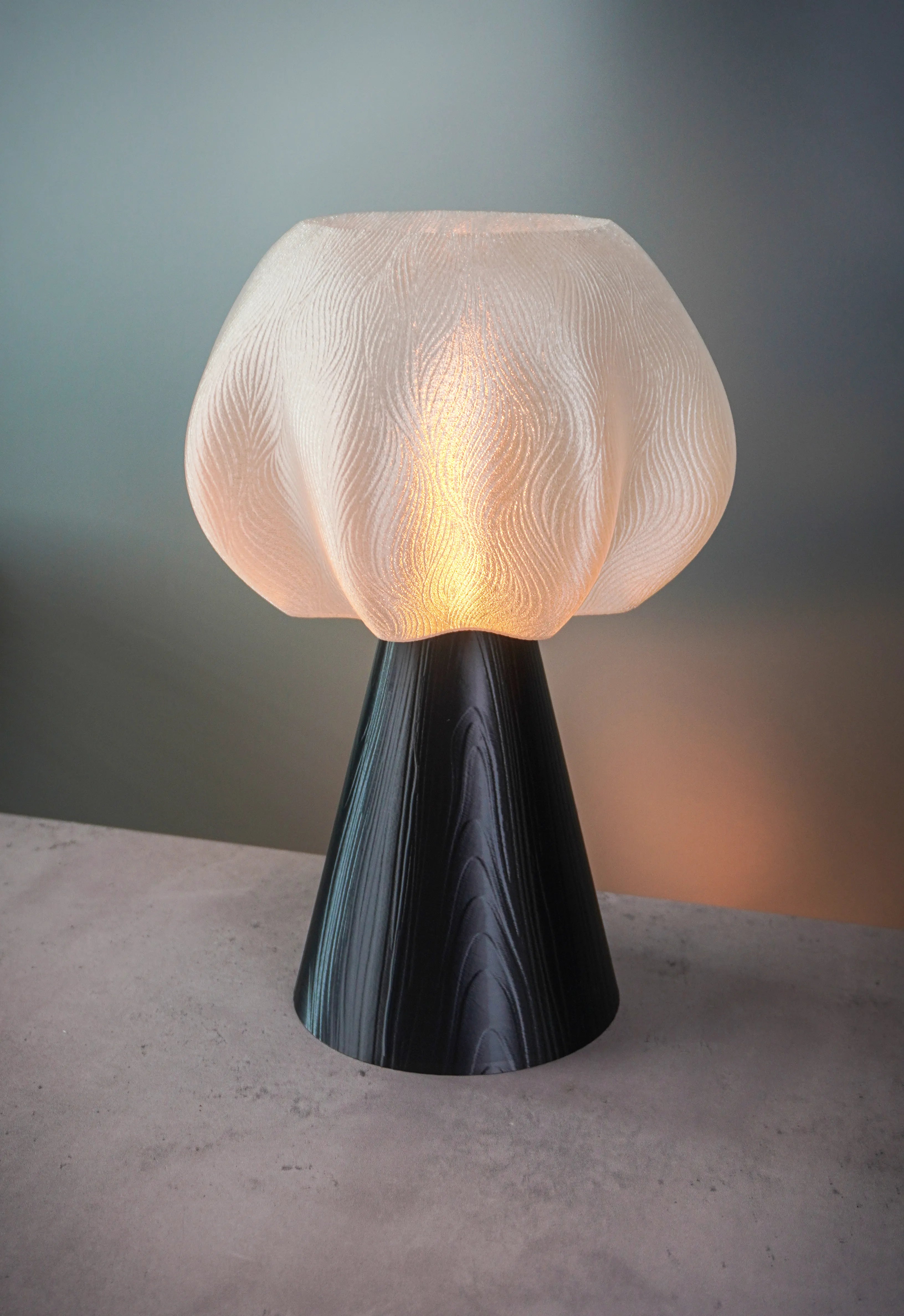 FormaCraft Noctavia — Organic Table Lamp