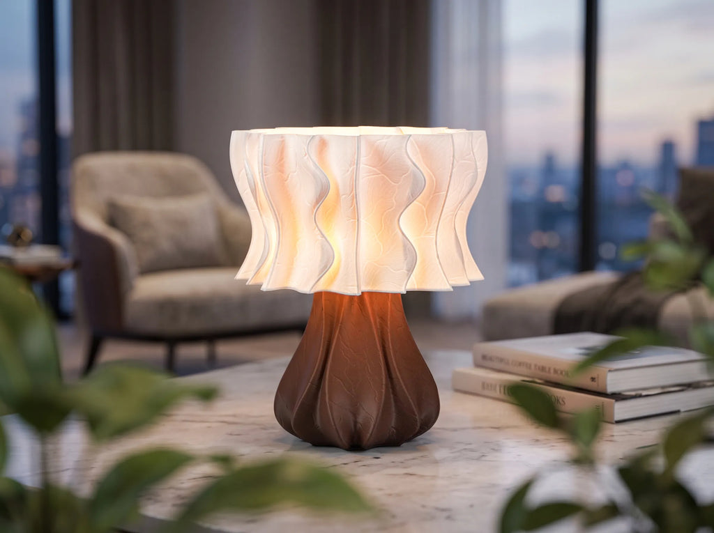 FormaCraft Mirelle Ember — Organic Table Lamp