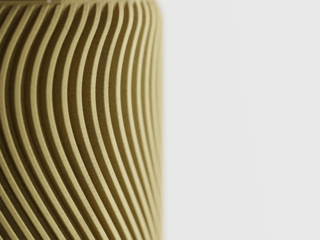 Rippled Plant Pot planter 2
