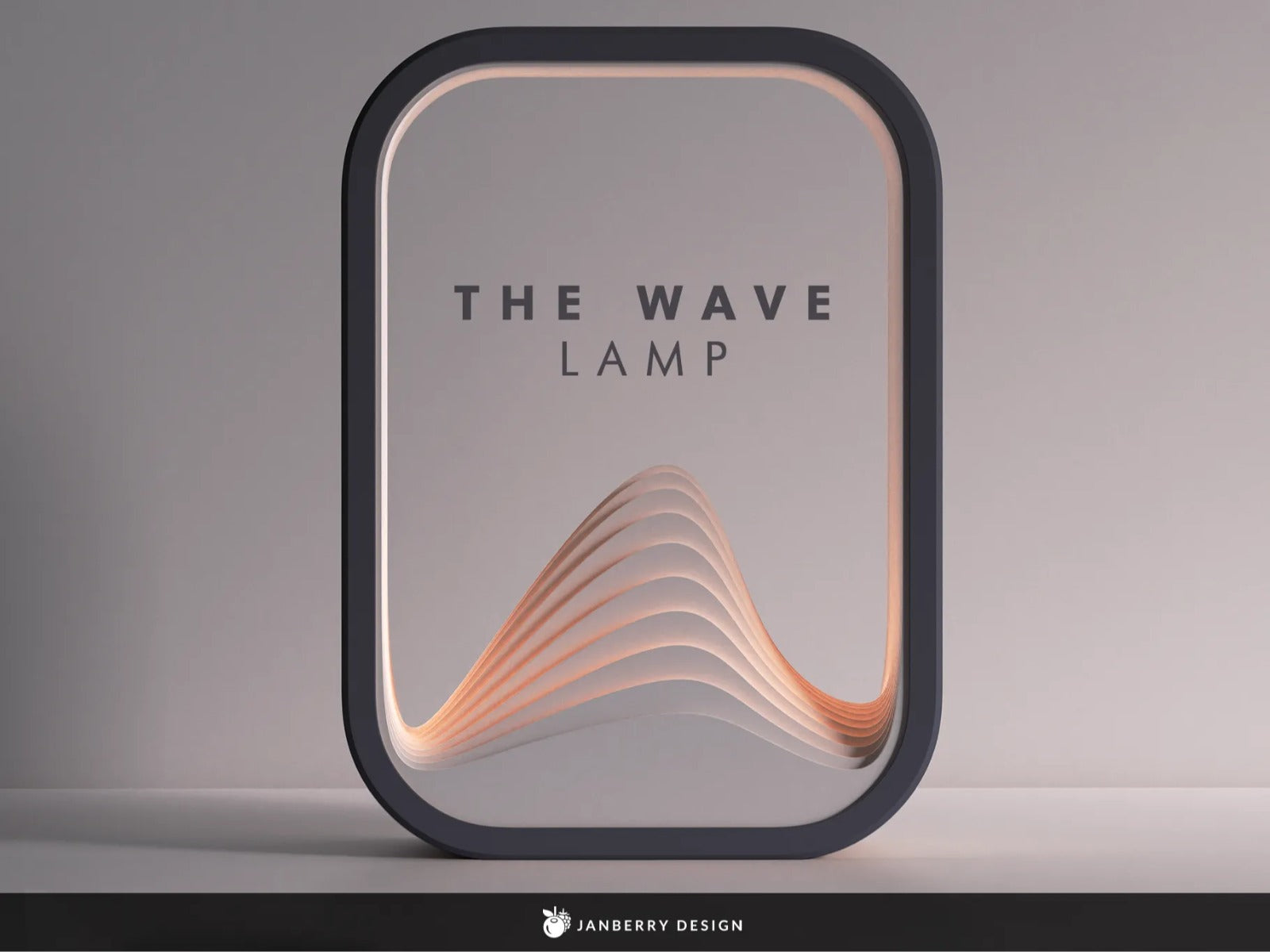 THE WAVE – Sculptural 3D Printed Table Lamp