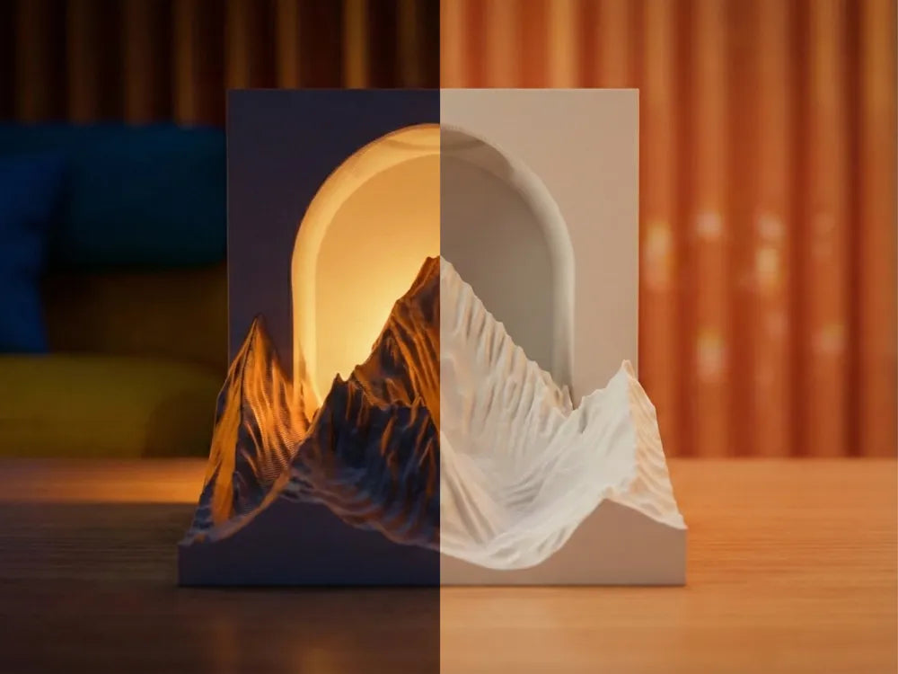 FormaCraft Mountain Light — Minimalist Ambient Lamp