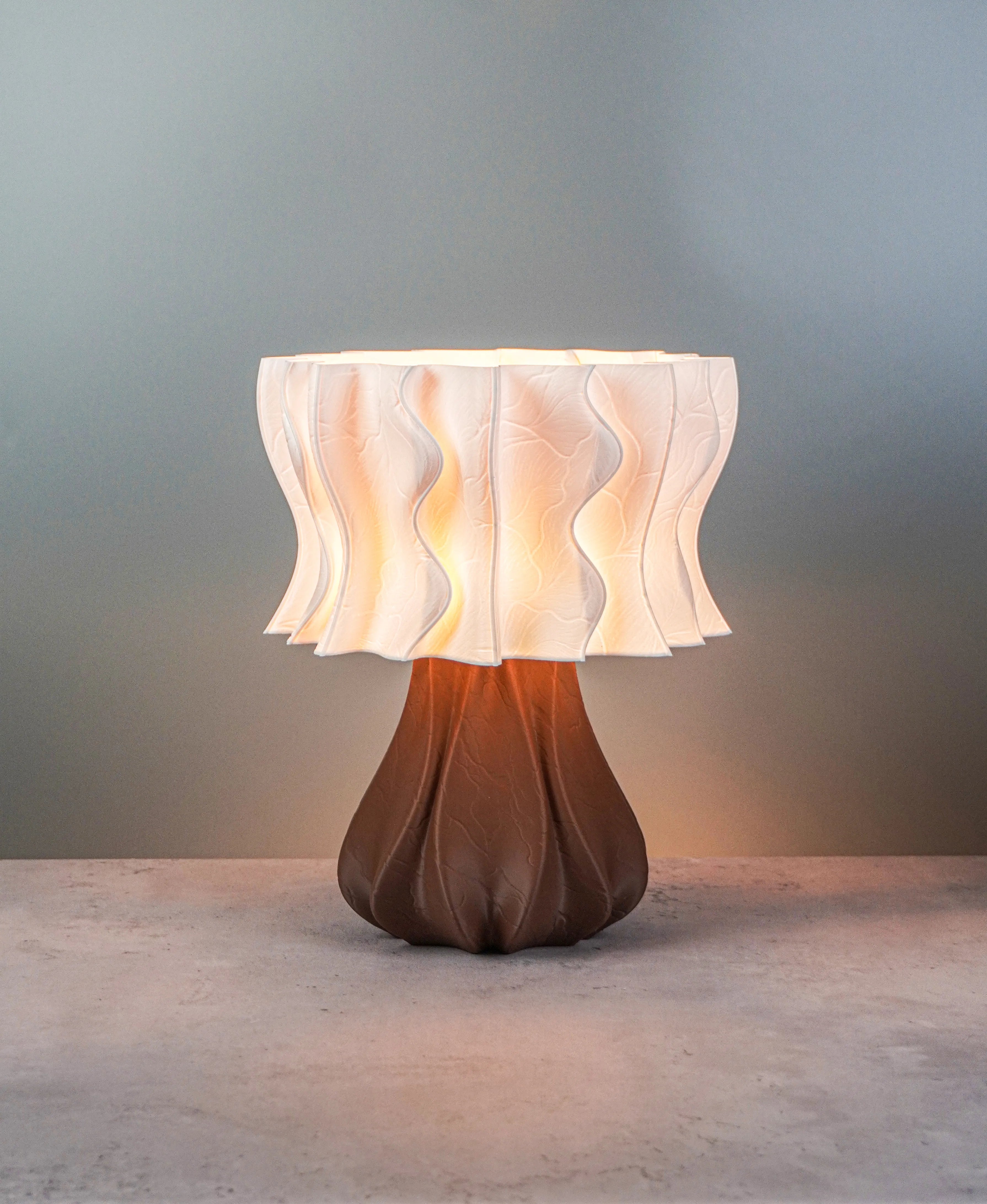 FormaCraft Mirelle Ember — Organic Table Lamp