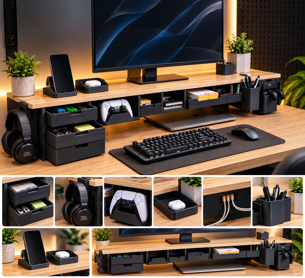 odular Desk Organizer – Raz's Desk System