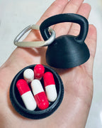 FormaCraft Kettlebell Keychain Storage Case