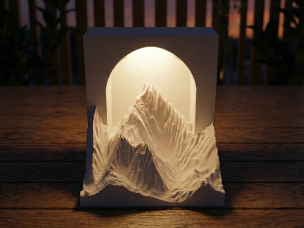 FormaCraft Mountain Light — Minimalist Ambient Lamp