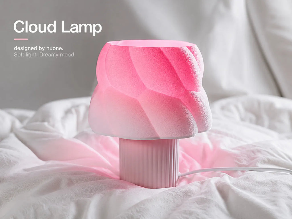 Cloud Lamp with pink light
