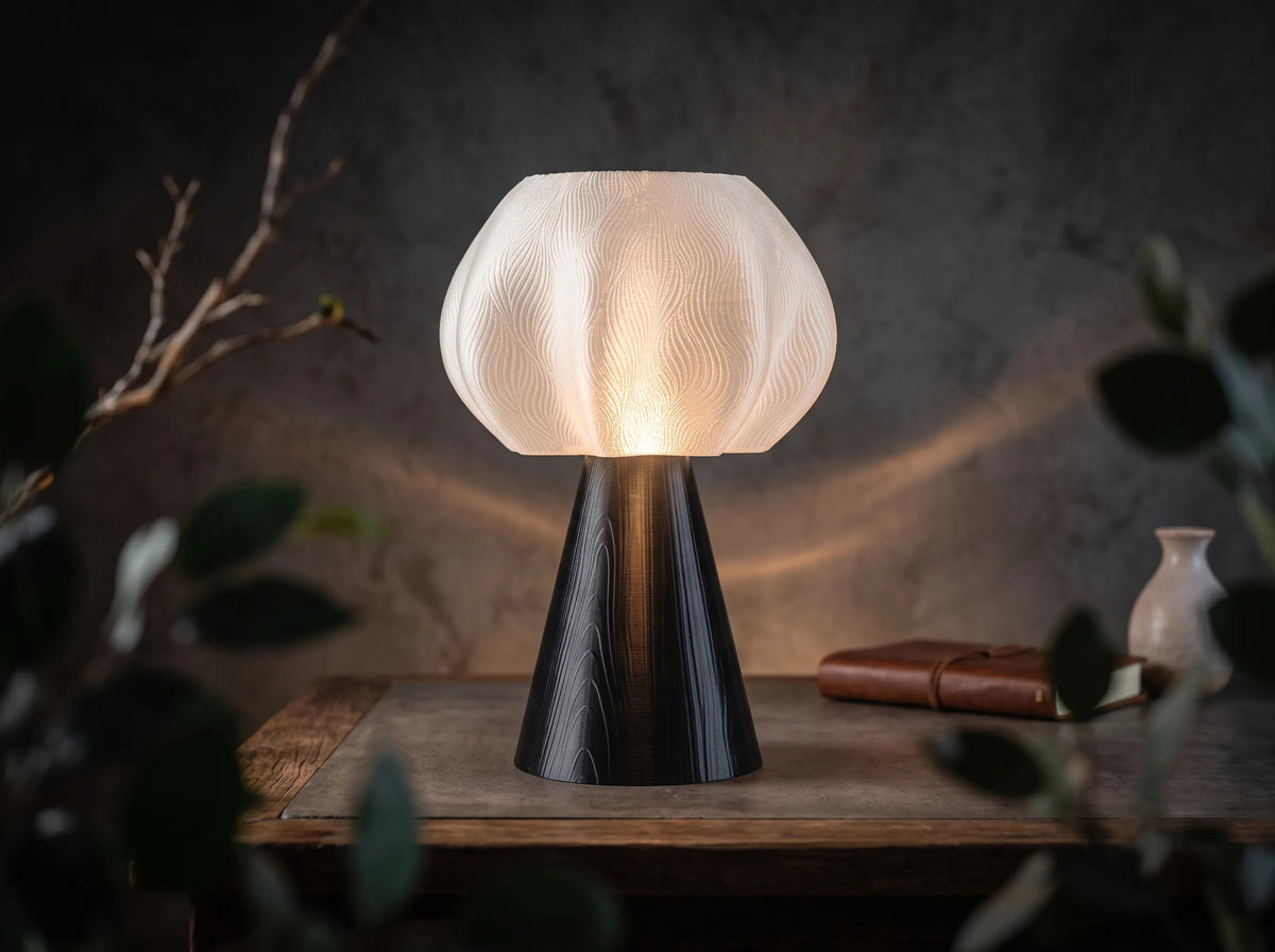 FormaCraft Noctavia — Organic Table Lamp