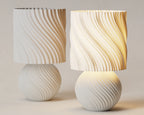 FormaCraft Stoned Lamp — Japandi Wave Table Lamp