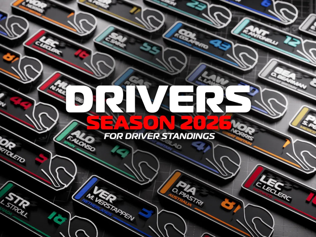 F1 2026 Driver Plates – Every Team